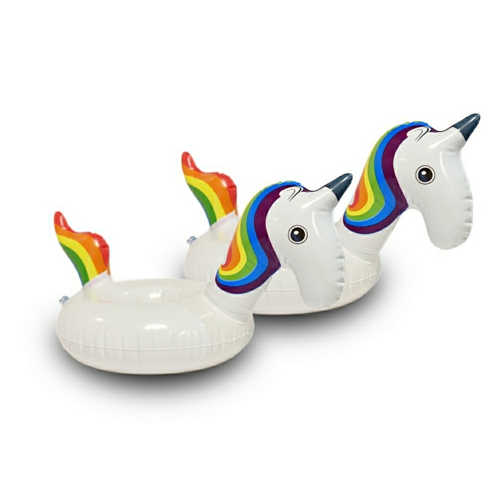 ♦️$10 ADD ON / BNIB Inflatable Unicorn Cup Holders Cheezos Summer Fun